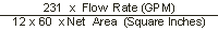 cylinder velocity formula